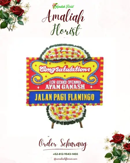 Sewa Papan Bunga Sebanen